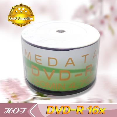 China Single layer dvd r 16x vinyl records tdk empty dvd-r 4.7GB for sale