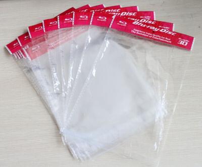 China Recyclable cheap cellophane opp bag plastic bags printing with header for sale