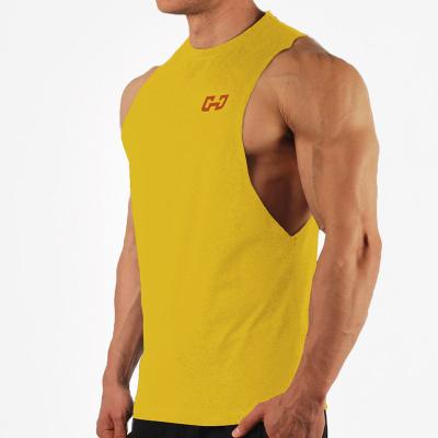 China Custom Wholesale Mens Bodybuilding Gym Clothing White Tank Tops QUICK DRY Stringer Sportswear Tank Tops Fitness Fabrics Shirt Running Men for sale