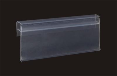 China Clear PVC Price Channel Strip Plastic Label Holder 32mm Customized for sale