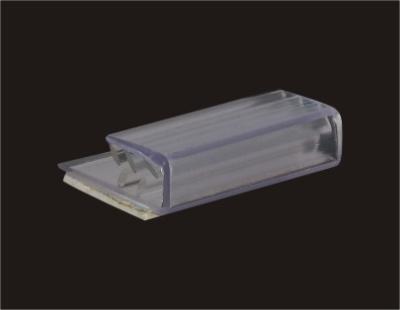 China Custom Retail Sign Holders , Plastic Extruded Data Strip Label Holder for sale