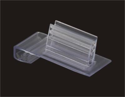 China Durable Plastic Retail Sign Holders , Supermarket Shelf Label Holder for sale