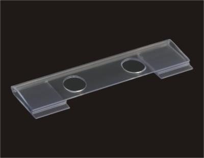 China Transparent PVC Retail Sign Holders For Displaying / Labeling 17 X 60 mm for sale