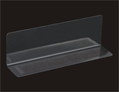 China Magnetic Retail Sign Holders , Acrylic Shelf Talker Holders 220 x 49 x 70mm for sale