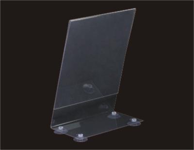 China Suction Cup Plastic Retail Sign Holders , Small Shelf Talker Holders for sale