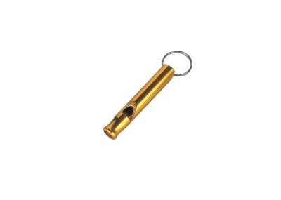 China yellow emergency Whistle Promotional Keychains for hiking and fun for sale