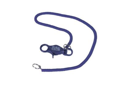 China 650mm spiral cord PP and PVC key ring holder, Promotional Keychains 30587 for sale