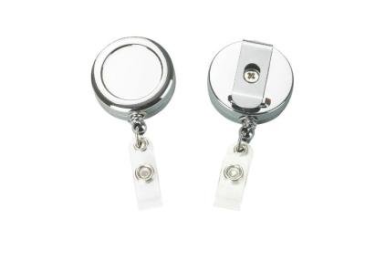 China Heavy duty Chrome steel yo yo, advertisement Retractable ID Badge Reels holder 30236 for sale