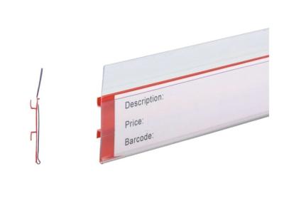 China Plastic Extruded Data Strip Label Holder , Shelf Label Plastic  Holder 31236 for sale