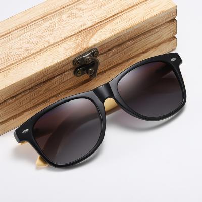 China Designer Sunglasses Wholesale Bamboo Designed UV400 Polarized Sunglasses Tac Lens Bamboo Leg Shades For Women Men for sale