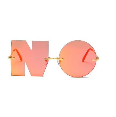 China 2021 Hot Selling New Arrival New Arrival Letter Shades Sunglasses NO Sunglasses Shades for Women Men for sale