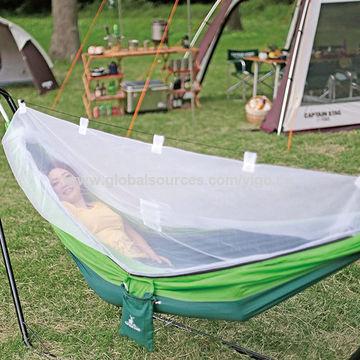 China Modern outdoor hiking Ultralight single double 2 man lightweight camping hammock for sale