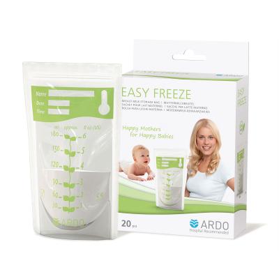 China BPA Free Presterilized Double Zipper Breastmilk Storage Bag For Immediate Use for sale