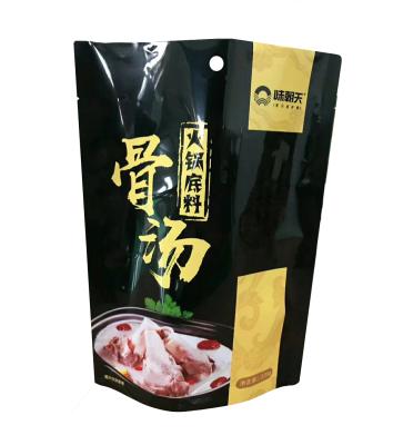 China Safety Aluminum Foil Soup Retort Holder Up Pouch Product For Packaging Gravy And Soup For Freezing Storage for sale