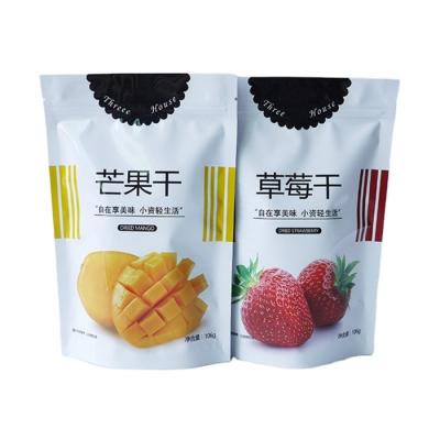 China Recylable Moisture Proof Stand Up Dry Mango Food Packaging Bag Snack Food Packaging Bag for sale