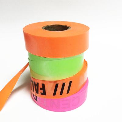 China Heat Resistant Biodegradable Tape PVC Warning Device Guardrail Tape for sale