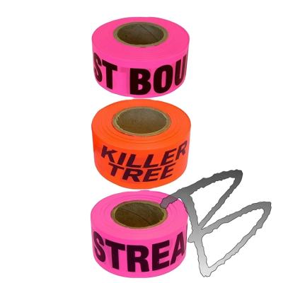 China Heat Resistant Fluorescent Yellow PVC Marking Biodegradable Declining Tape for sale