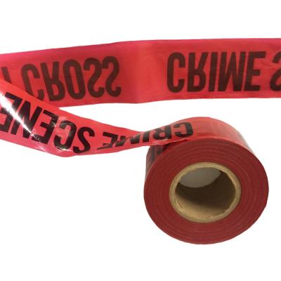 China Waterproof Custom Barricade Precaution Tape Roll Underground DANGER Warning Device Detectable Manufacturers for sale