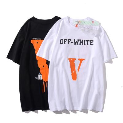 China European and American men's clothing summer trend printing casual breathable short-sleeved T-shirt for sale