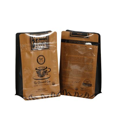 China Recyclable Custom Printed Stand Up Pouch Ziplock Coffee Packaging Bags for sale