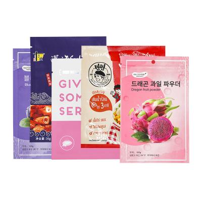 China Heat Sales Moisture Proof Aluminum Foil 3 Side Sealed Plastic Bag For Powder for sale