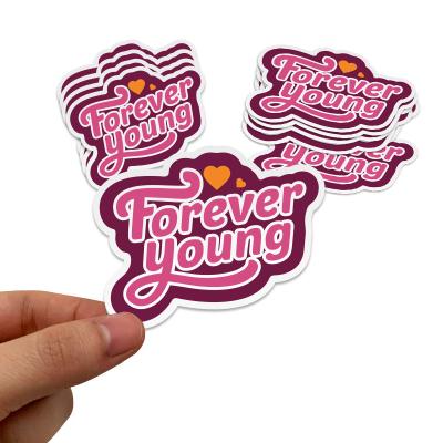 China Waterproof Custom Personalized Individual Die Cut Vinyl Adhesive Stickers Label For Promotion for sale