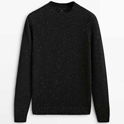 China 2022 Anti-wrinkle custom OEM and ODM men's sweater A half-turtleneck knit pullover knitwear sweaters cotton winter men designer knitted sweater for sale