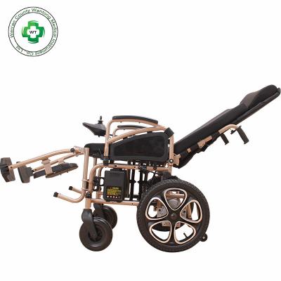 China Aluminum alloy factory price power wheelchair wheelchair with new design for sale