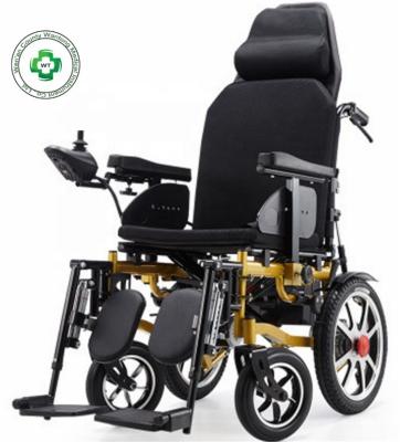 China Aluminum Alloy / Aluminum / Iron Most Best Lightweight Foldable Electric Wheelchair With Cheap Price for sale