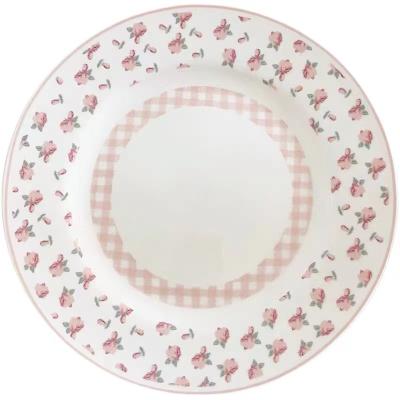 China China Sustainable Eco Friendly Wholesale Ceramic Tableware Pastoral Style Dish Tableware for sale