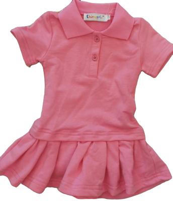 China New Washable High Quality Girl Dress Series Sports Clothing Children's Lovely Babies Dresses 19BF157 for sale