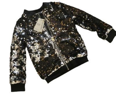 China Girls Fashion Girls' Fashion Sequins Sustainable Girls' Jackets Coat Jackets Leisure Set Price Concessions Can Be Customized Girls' Clothing for sale