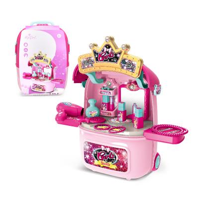 China Plastic Kid Child Make Up Play Toy Play Set , Kids Pretend Makeup Toys Set For Pretend Play Beauty for sale