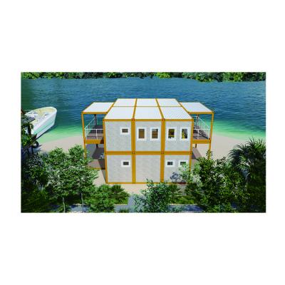 China Modern Touring Houses Shipping Containers 40 Cubic Feet High Container House With Toilet for sale