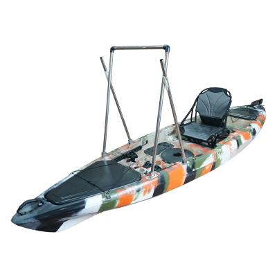 China BLUE OCEAN KAYAK LLDPE / UV Resistant 13ft Sit On Top Fishing Kayak for sale