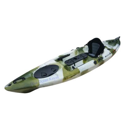 China LLDPE/UV Resistant 13ft Sit On Top Professional Fishing Kayak Paddles and Seats Included BLUE OCEAN KAYAK for sale