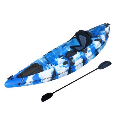 China LLDPE/UV Sit On Top Paddle Kayak Cheap Wholesale Heavy Duty No Kayak Inflatable Fishing Canoe For Fishing and Recreation BLUE OCEAN KAYAK for sale