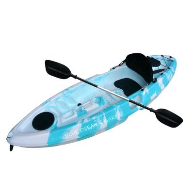 China BLUE OCEAN KAYAK LLDPE / UV Resistant One Person Cheap Fishing Kayak BOK-001 for sale