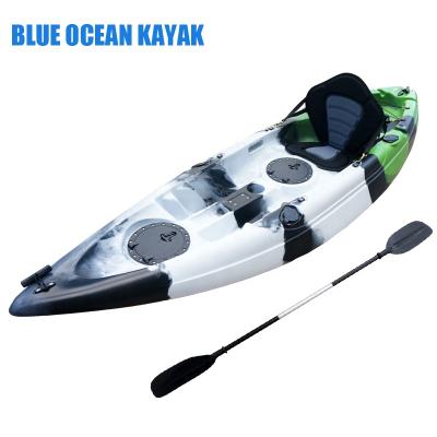 China BLUE OCEAN KAYAK LLDPE / UV Resistant Hot Product Single Cheap Sat Top Kayak for sale