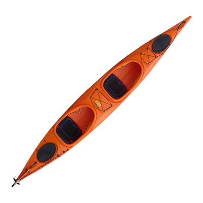 China Plastic Sit In Cheap Two Seats LLDPE / UV Resistant Double Ocean Sea Kayak for sale