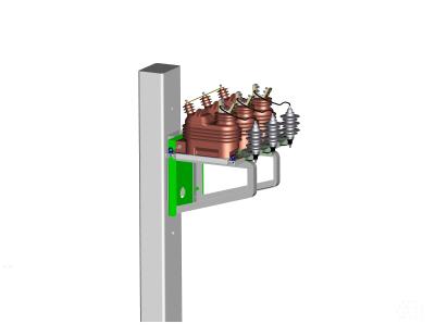 China Three Phase 3CT MV 17.5kV Pole Mounted Metering Transformer for sale