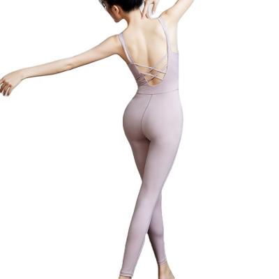 China Other Newly Designed One-Piece Yoga Clothes Buttocks Quick-Drying Breathable Fitness Clothes Jumpsuit Hip-Lifting Women for sale