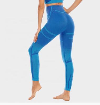 China Women Breathable High Quality Elastic Gym Fabric Plus Size High Waist Leggings Butt Yoga Sports Lifting Pants for sale