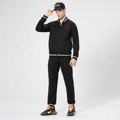 China New Fashion Men's Breathable Casual Zip Jacket Student Pants Sports Wear Set Gym Fitness Two Piece Set for sale