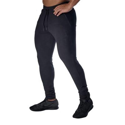 China Wholesale High Quality Breathable Patchwork Two Color Cotton Blended Gym Sports Jogging Pants For Men for sale