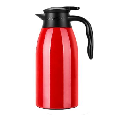 China 2L Water Wall Stainless Steel Vacuum Flask Double Thermos Water Jug Vacuum Flasks Coffee Pot Large PORTABLE Hot Steel Teapot Thermos Flask for sale