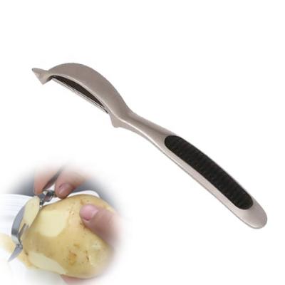 China Viable Sharp Potato Peeler Ginger Instrument Kitchen Fruit and Vegetable Peeler Easy Handle Household Wholesele for sale