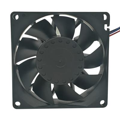 China Silent Axial Fan 12V Compact Square 80mm BLDC Centrifugal Fan for sale