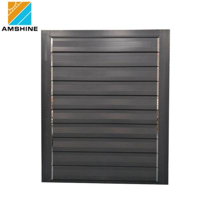 China Modern Security Shutters Fixed Aluminum Louvered Windows For Decoration Shading for sale