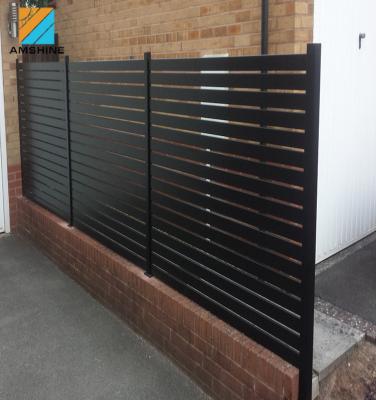 China Easily Assembled Australia Standard Aluminum Slat Garden Fence With Modern Design for sale